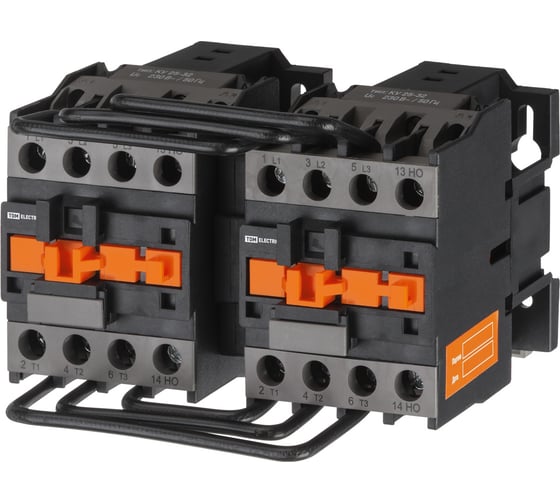 Контактор TDM ELECTRIC КМН-23230 реверс, 32А, 230В/АС3, 2НО SQ0761-0009 1