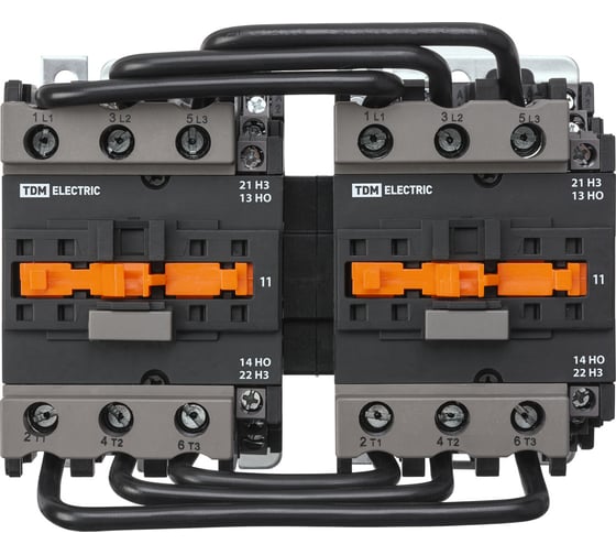 Контактор TDM ELECTRIC КМН-36532 реверс, 65А, 400В/АС3, 2НО/2НЗ SQ0761-0016