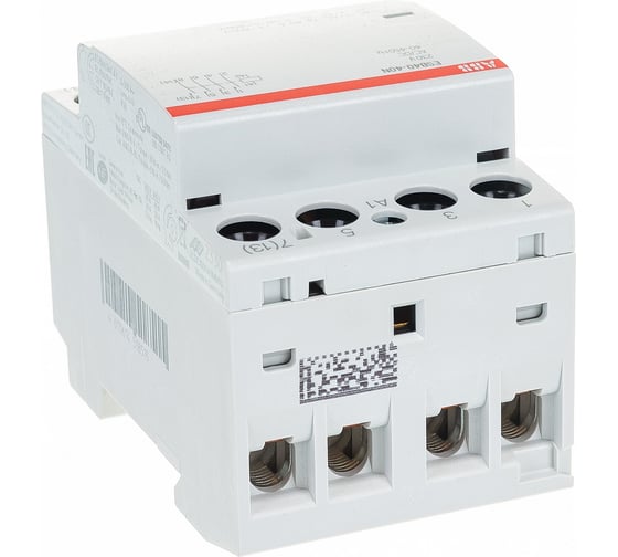 Контактор ABB ESB40-40N-06 модульный 40А АС-1, 4НО, катушка 230В AC/DC 1SAE341111R0640