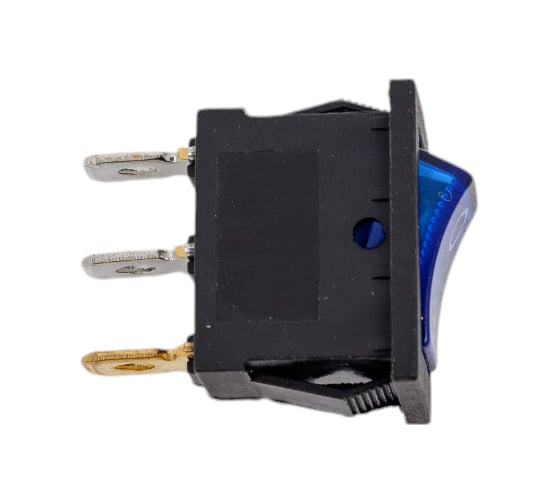 Клавишный выключатель REXANT 12v, 15а, (3с), on-off, синий, с подсветкой, mini (rwb-206-1, sc-768) 10 штук 36-2171