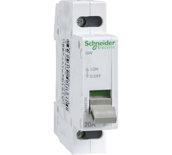 Выключатель нагрузки Systeme Electric Acti 9 iSW 1P 20A SE A9S60120
