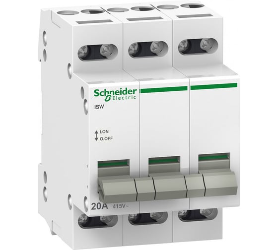 Выключатель нагрузки Systeme Electric Acti 9 iSW 3P 32A SE A9S60332