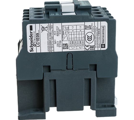 Контактор Systeme Electric 3п 9А 1НО 220V AC TeSys E SchE LC1E0910M5