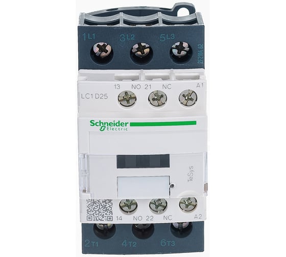 Контактор Systeme Electric 3п/25А D25 1НО+1НЗ 220V AC SchE LC1D25M7 1