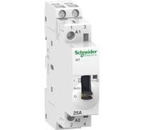 Модульный контактор с ручным управлением Systeme Electric Acti 9 iCT25A 2НО 230/240В АС SE A9C21732