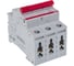 Рубильник ABB 3п SD203 25A рычаг красный 2CDD283101R0025 3