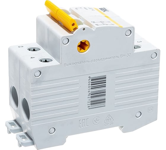 Выключатель нагрузки IEK ВН-32 40А/2П ИЭК MNV10-2-040