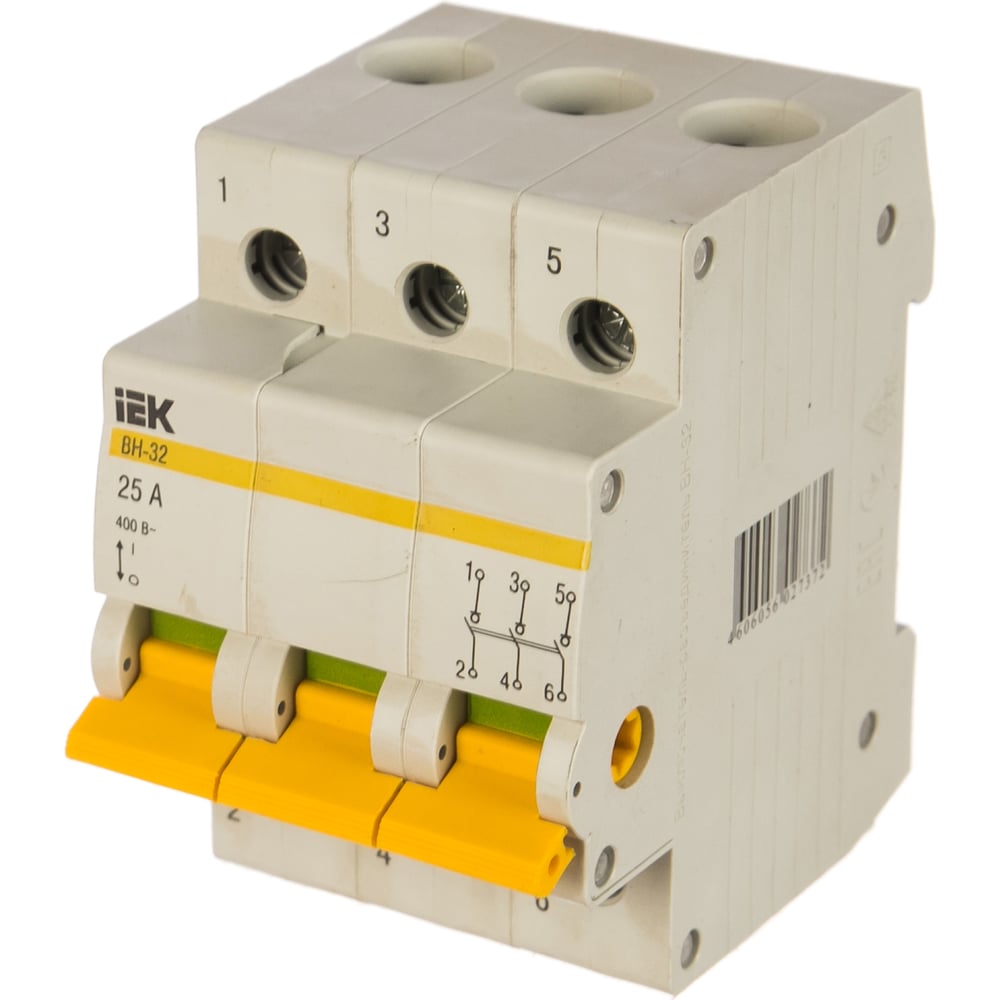 Выключатель нагрузки IEK ВН-32 25А/3П ИЭК MNV10-3-025 - выгодная цена ...