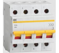 Рубильник IEK ВН-32 4Р 32А ИЭК MNV10-4-032