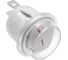 Клавишный круглый выключатель GTV белый, max 1300W, IP44 AE-WLIP44-15 1