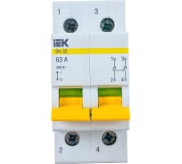 Выключатель нагрузки IEK ВН-32 63А/2П ИЭК MNV10-2-063