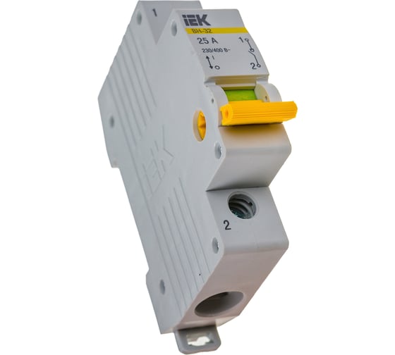 Выключатель нагрузки IEK ВН-32 25А/1П ИЭК MNV10-1-025