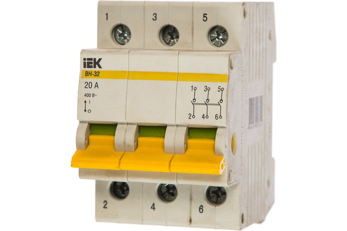 Рубильник IEK ВН-32 3Р 20А ИЭК MNV10-3-020 - выгодная цена, отзывы ...