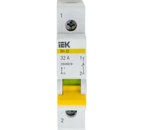 Рубильник IEK ВН-32 1Р 32А ИЭК MNV10-1-032