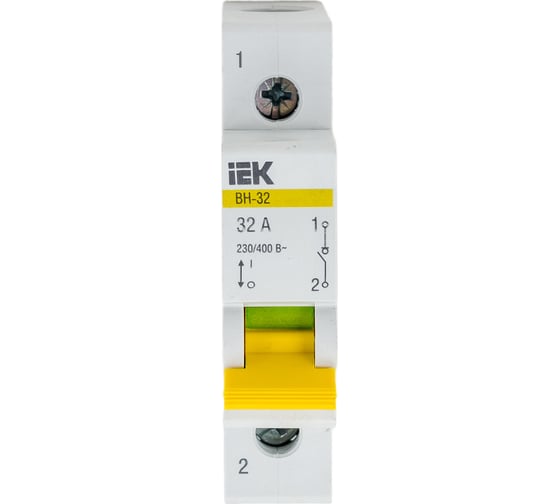 Рубильник IEK ВН-32 1Р 32А ИЭК MNV10-1-032