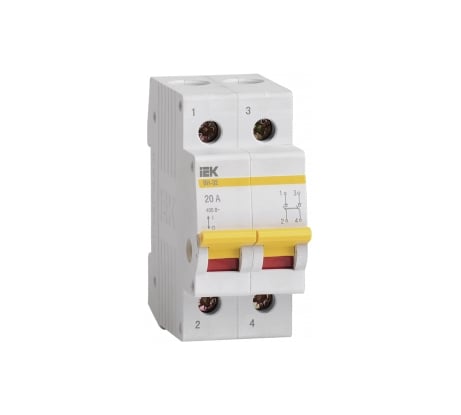 Рубильник IEK ВН-32 2Р 20А ИЭК MNV10-2-020