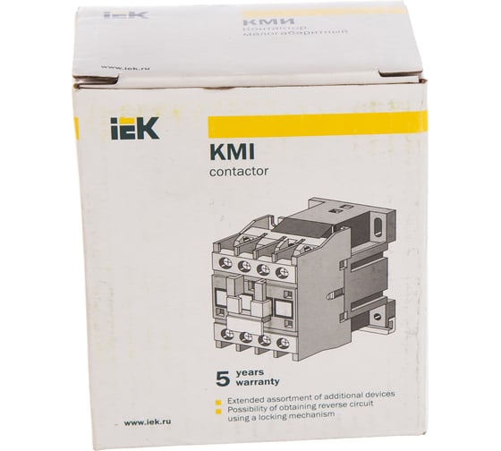 Контактор IEK КМИ-10910 9А 220В ИЭК KKM11-009-230-10
