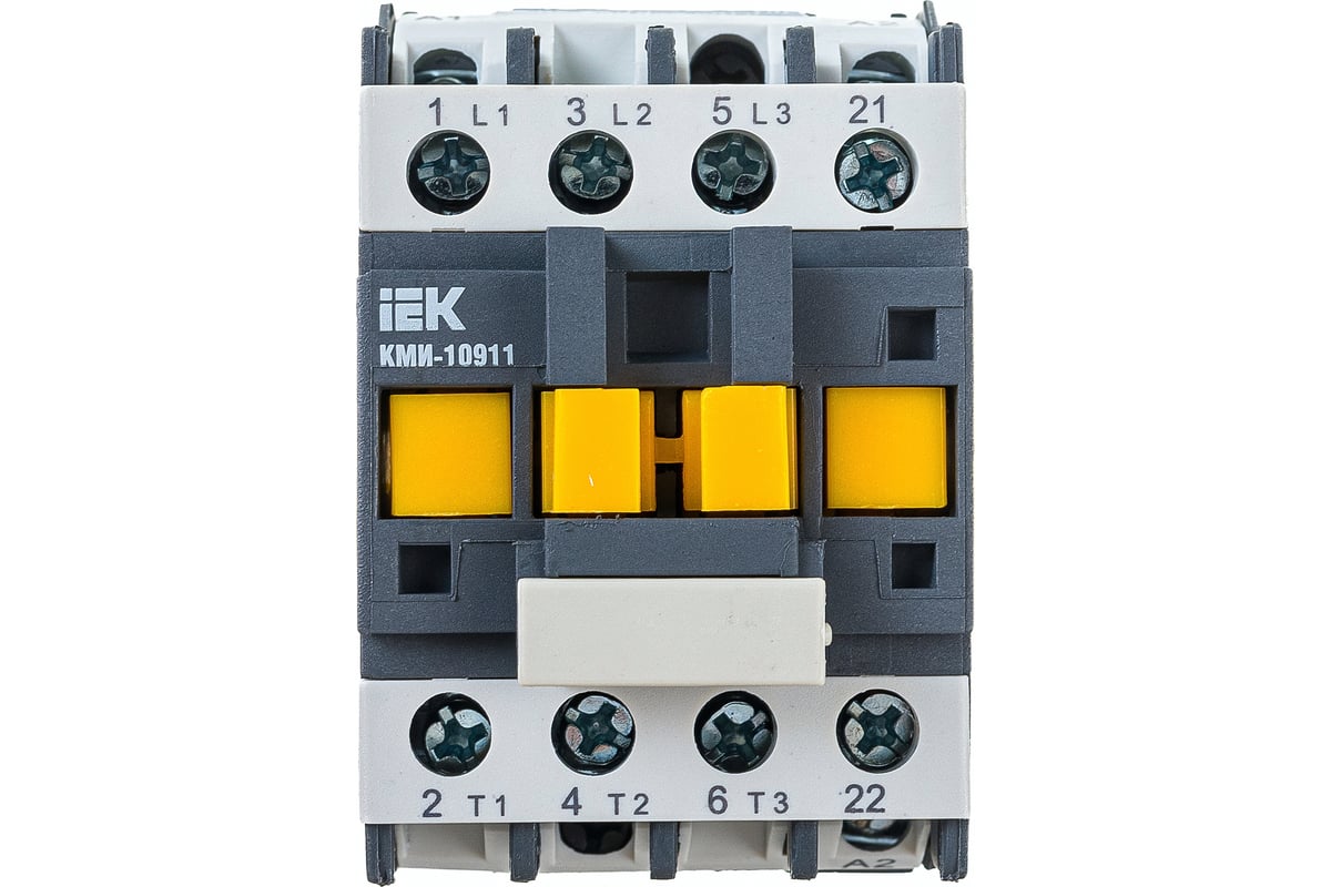 Контактор IEK КМИ-10911 9А 220В ИЭК KKM11-009-230-01 - выгодная цена,  отзывы, характеристики, фото - купить в Москве и РФ