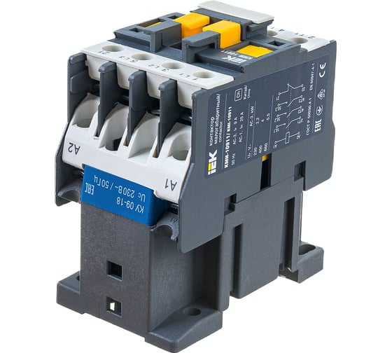 Контактор IEK КМИ-10911 9А 220В ИЭК KKM11-009-230-01