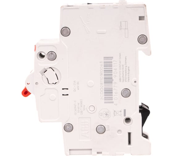 Рубильник ABB 1 плюс SD201/63 рычаг красный 2CDD281101R0063