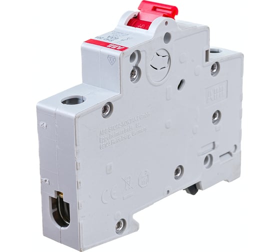 Рубильник ABB 1 полюс SHD201/63 рычаг красный  2CDD271111R0063