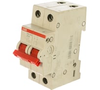 Рубильник ABB 2 полюса SHD202/25 рычаг красный 2CDD272111R0025