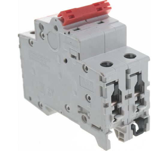 Рубильник ABB 2 полюса SD202/32 рычаг красный 2CDD282101R0032