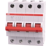 Рубильник ABB 4 полюса SD204/50 рычаг красный 2CDD284101R0050