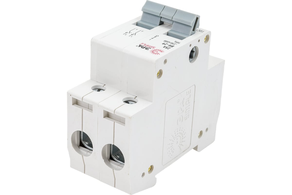 Выключатель нагрузки ЭРА SIMPLE ВН-29 2P 25А Б0039250 - выгодная цена ...