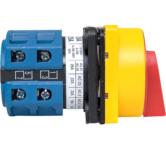 Кулачковый переключатель EKF ПК-1-14 25А 4P "0-1" с блокировкой IP65 PROxima pk-1-14-25-a65