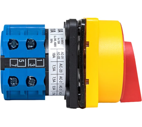 Кулачковый переключатель EKF ПК-1-22 10А 2P "1-0-2" с блокировкой IP65 PROxima pk-1-22-10-a65 1