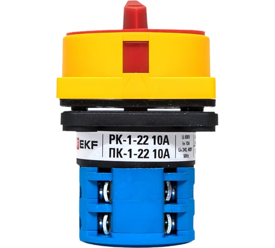 Кулачковый переключатель EKF ПК-1-22 10А 2P "1-0-2" с блокировкой IP65 PROxima pk-1-22-10-a65
