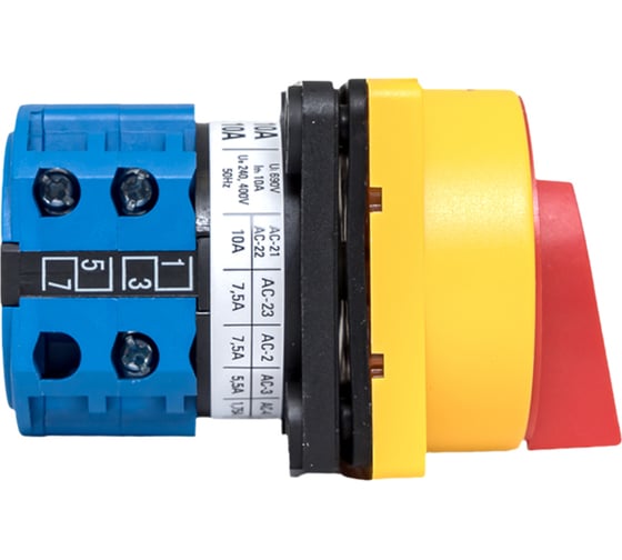 Кулачковый переключатель EKF ПК-1-13 10А 3P "0-1" с блокировкой IP65 PROxima pk-1-13-10-a65 1