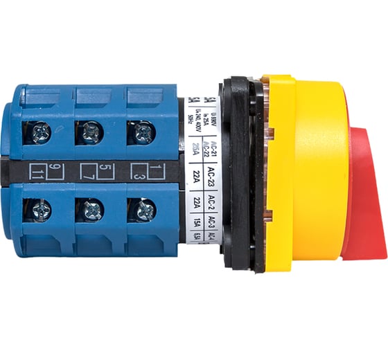 Кулачковый переключатель EKF ПК-1-23 25А 3P "1-0-2" с блокировкой IP65 PROxima pk-1-23-25-a65