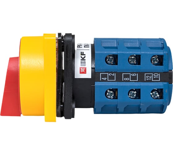 Кулачковый переключатель EKF ПК-1-23 25А 3P "1-0-2" с блокировкой IP65 PROxima pk-1-23-25-a65