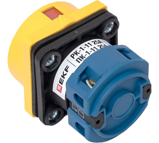 Кулачковый переключатель EKF ПК-1-11 25А 1P "0-1" с блокировкой IP65 PROxima pk-1-11-25-a65