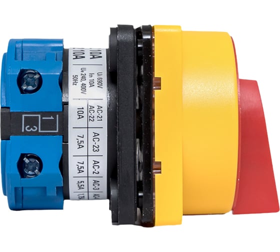 Кулачковый переключатель EKF ПК-1-12 10А 2P "0-1" с блокировкой IP65 PROxima pk-1-12-10-a65