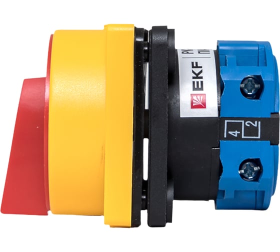 Кулачковый переключатель EKF ПК-1-12 10А 2P "0-1" с блокировкой IP65 PROxima pk-1-12-10-a65