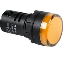Индикатор REXANT d22 220v желтый led (rwe-618) 10 шт 36-3382