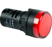 Индикатор REXANT d30 220v красный led (rwe-618) 10 шт 36-3380