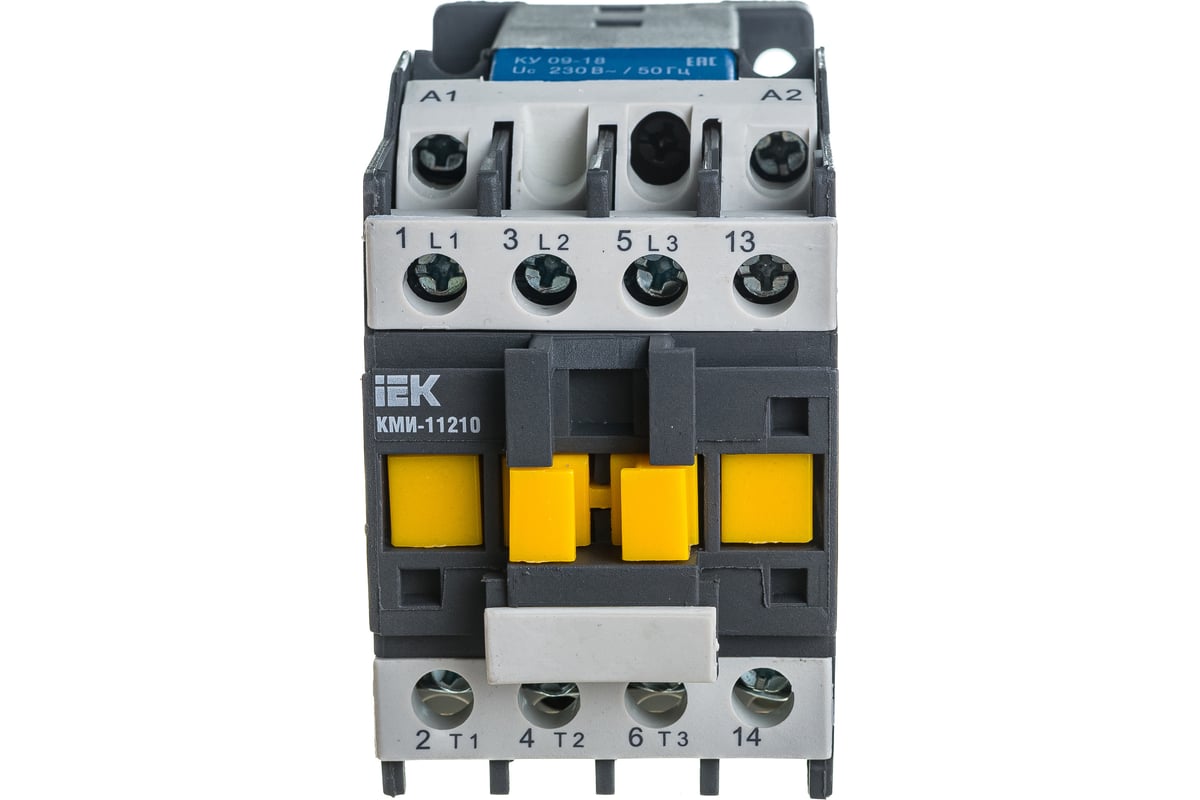 Контактор IEK КМИ-11210 12А 220В ИЭК KKM11-012-230-10 - выгодная цена ...