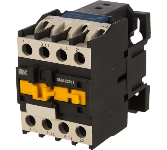 Контактор IEK КМИ-22511 25А 220В ИЭК KKM21-025-230-01