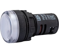 Светосигнальная арматура IEK AD-22DS 220В белая ИЭК BLS10-ADDS-230-K01