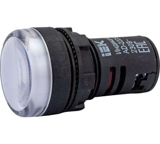 Светосигнальная арматура IEK AD-22DS 220В белая ИЭК BLS10-ADDS-230-K01 1