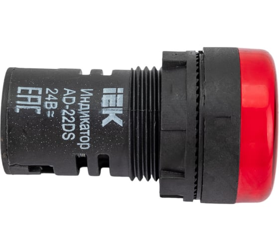 Светосигнальная арматура IEK AD-22DS 24В красная ИЭК BLS10-ADDS-024-K04