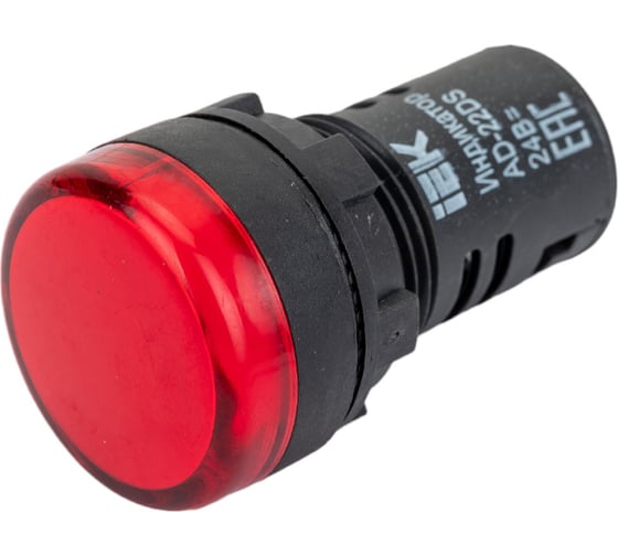 Светосигнальная арматура IEK AD-22DS 24В красная ИЭК BLS10-ADDS-024-K04