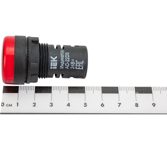 Светосигнальная арматура IEK AD-22DS 24В красная ИЭК BLS10-ADDS-024-K04