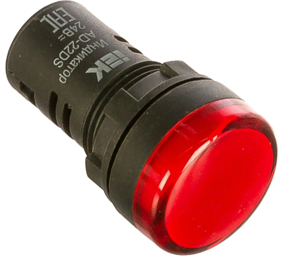 Светосигнальная арматура IEK AD-22DS 24В красная ИЭК BLS10-ADDS-024-K04 1