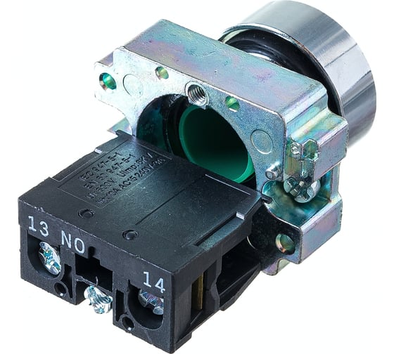 Кнопка управления IEK LAY5-BA31 без подсветки зеленая 1з ИЭК BBT60-BA-K06