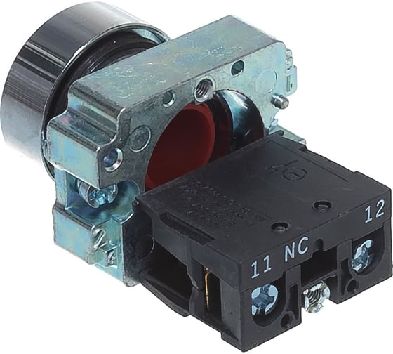 Кнопка управления IEK LAY5-BA42 без подсветки красная 1р ИЭК BBT61-BA-K04 1